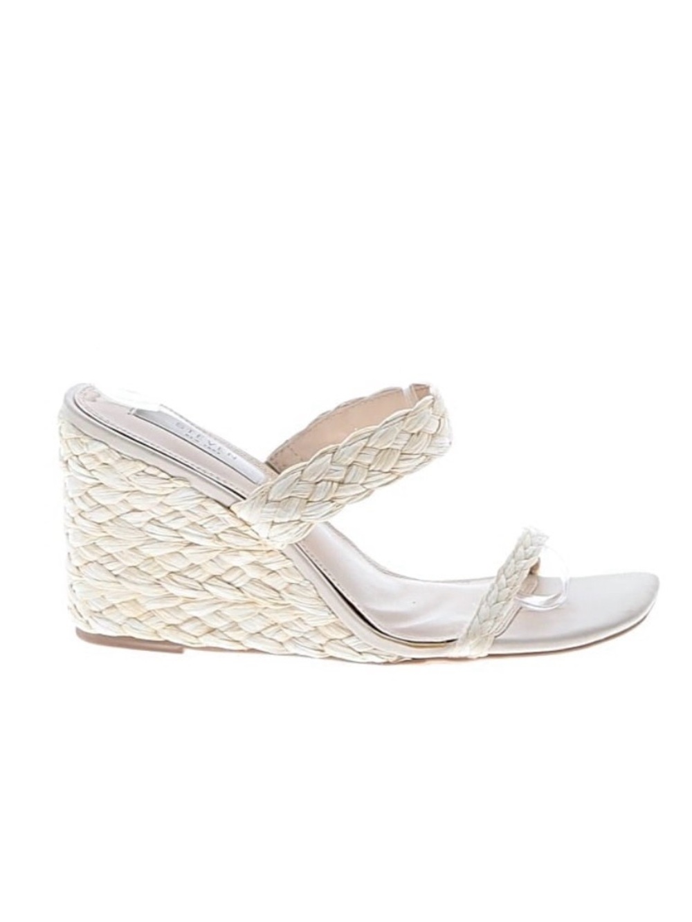 Braided Espadrille Wedge Sandal - Ivory